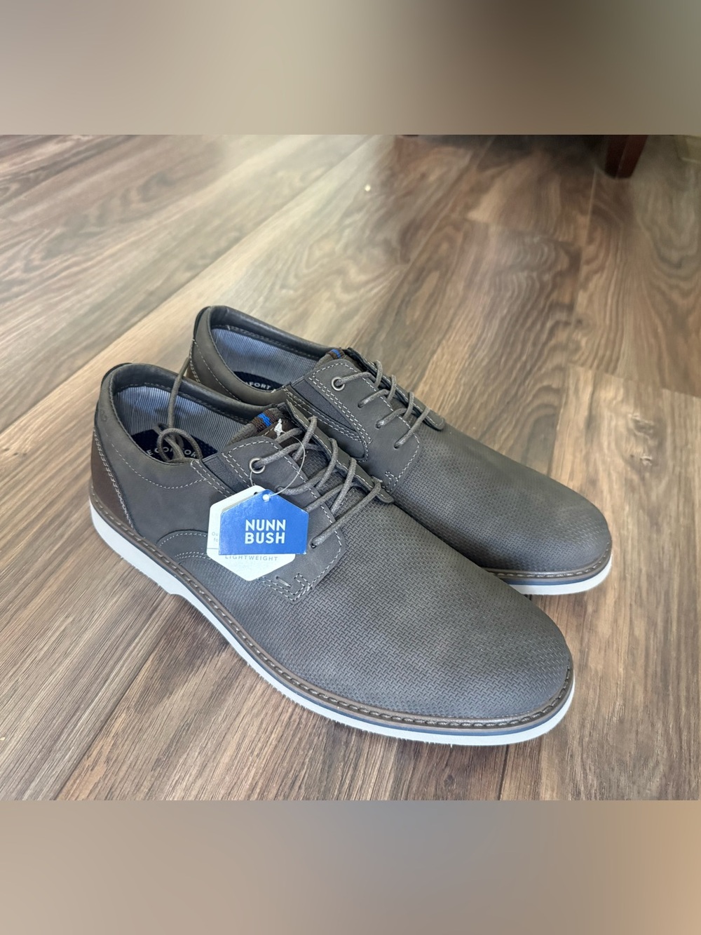 NWT Nunn Bush Men's Lace-Up Oxfords